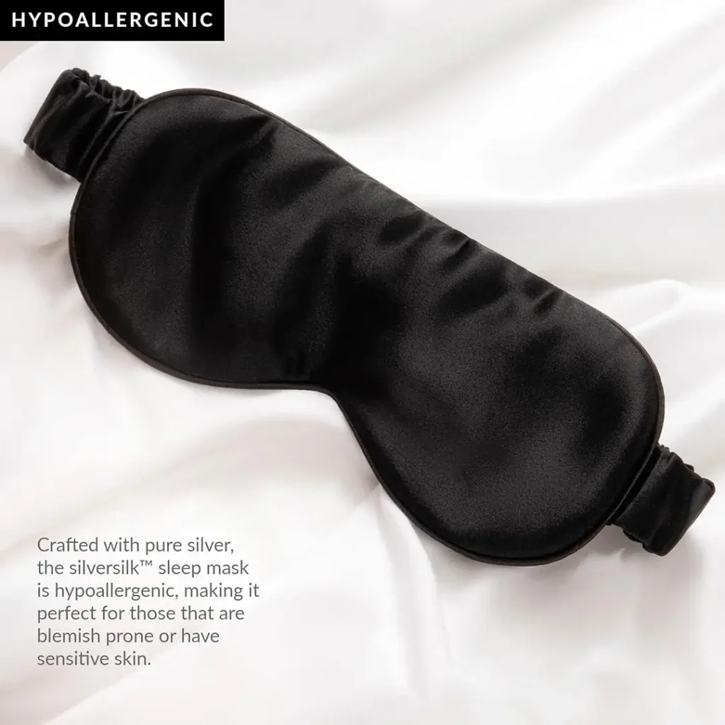 PMD Silversilk Sleep Mask Black
