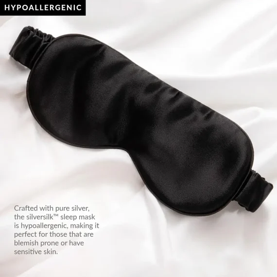 PMD Silversilk Sleep Mask Black