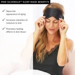 PMD Silversilk Sleep Mask Black