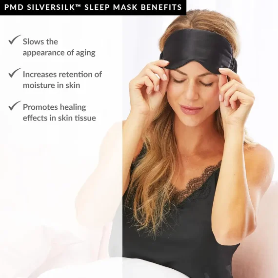 PMD Silversilk Sleep Mask Black