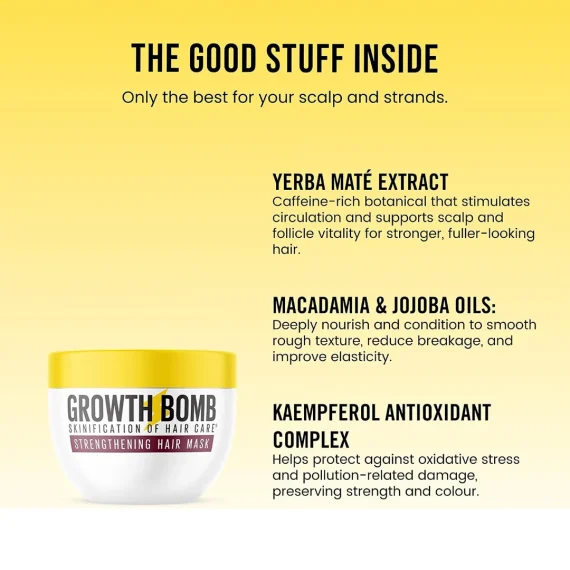 Growth Bomb Strengthening Hair Mask 235ml