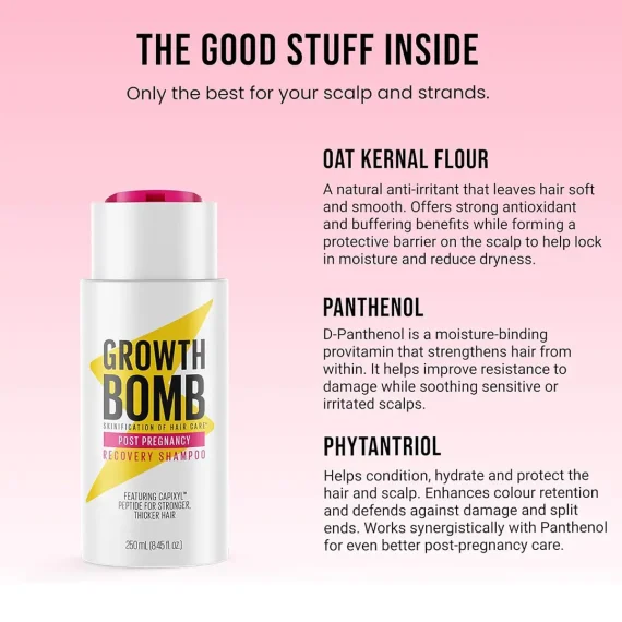 Growth Bomb Post Pregnancy Recovery Shampoo 250ml