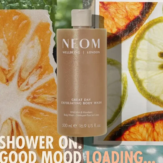 NEOM Great Day Exfoliating Body Wash 500ml