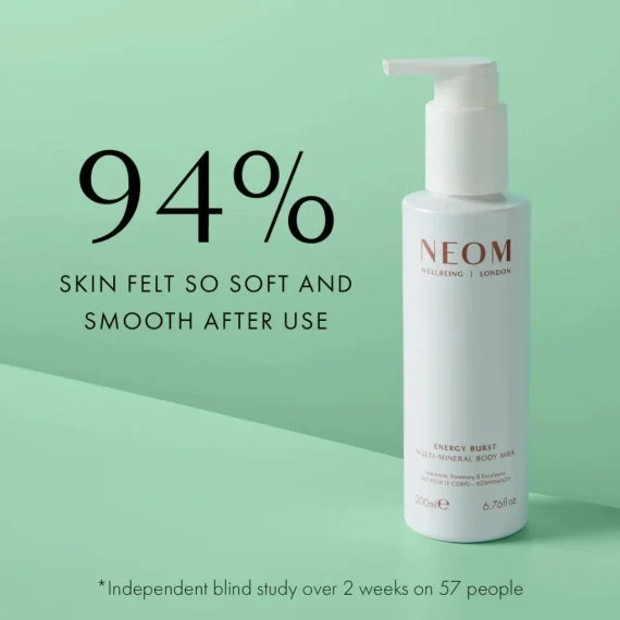 NEOM Energy Burst Mineral Body Milk 200ml