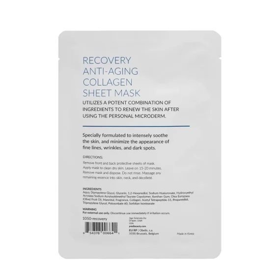 PMD Recovery Anti-Aging Collagen Sheet Mask